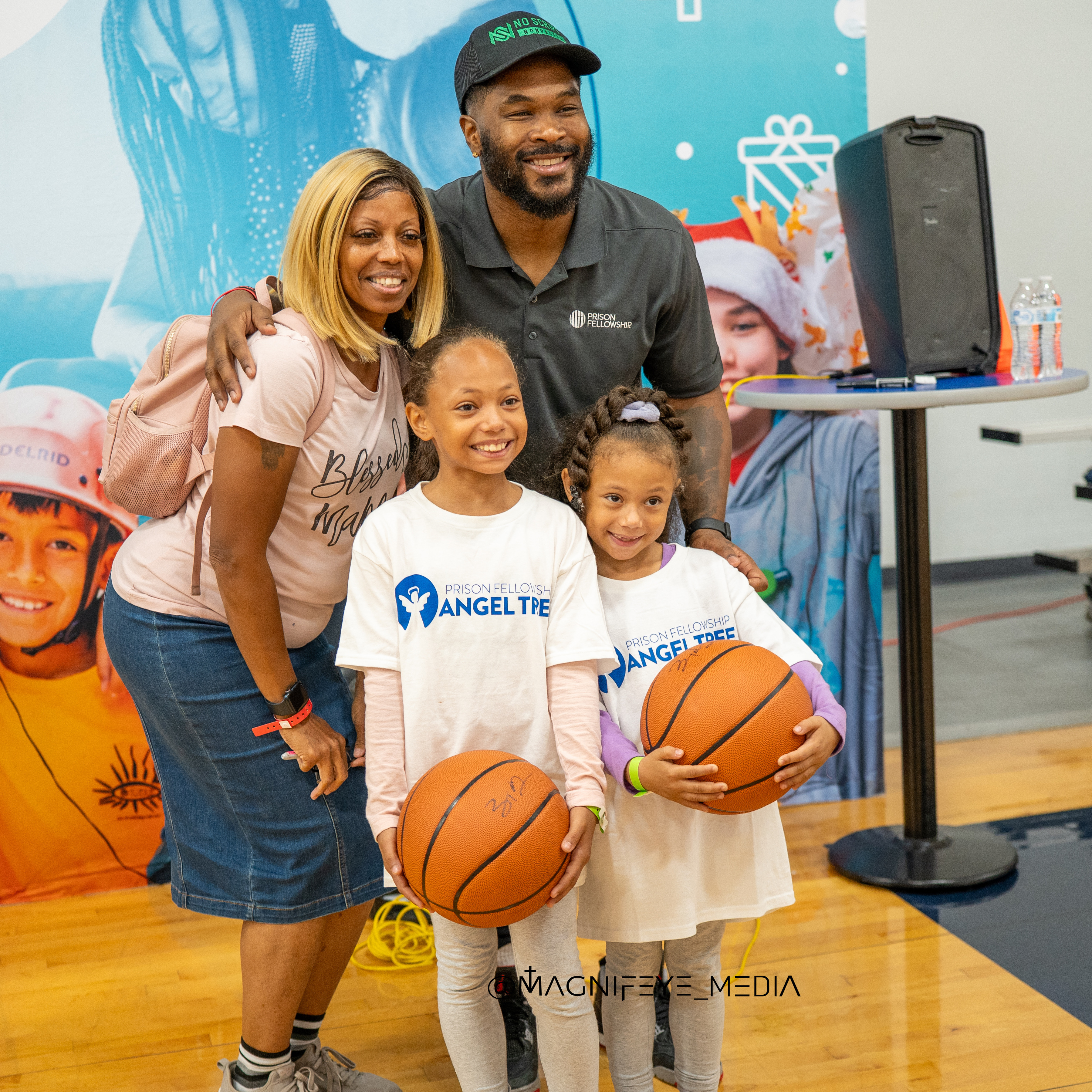 Families at an AWAKE community event